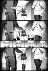 absurdres ass before_and_after belt body_writing boots breasts clothed comic crossed_eyes disney dress drool eyebrows_visible_through_hair fate/grand_order fate_(series) femsub greyscale happy_trance heart_pasties jacket jeanne_alter jingle_abel_meuniere kaa kaa_eyes knee-high_boots koyanskaya midriff monochrome navel pasties phone saber_alter short_hair shorts shrunken_irises shu_ren surprised the_jungle_book thigh_gap thighhighs thighs trembling trigger very_long_hair rating:Explicit score:99 user:arikaaaaaa