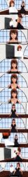 3d absurdres breasts brown_hair custom_maid_3d_2 dialogue empty_eyes female_only femsub kamen_writer_mc mizuha_(kamen_writer_mc) reiko_(kamen_writer_mc) text translated rating:Questionable score:10 user:Amazingbrahjr