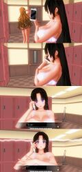 absurdres black_hair bottomless breasts brown_hair custom_maid_3d_2 empty_eyes expressionless female_only femsub hard_translated izumi_(made_to_order) kamen_writer_mc long_hair multiple_girls multiple_subs nude rika_(made_to_order) text topless translated trigger rating:Explicit score:12 user:JustChilling