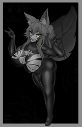 alien alternate_costume alternate_hair_color androgynous_dom black_background black_hair breasts corruption crossover fate/grand_order fate_(series) femsub fox_ears fox_tail happy_trance large_breasts living_costume long_hair looking_at_viewer marvel_comics open_mouth parasite possession rikatsuky simple_background slit_pupils smile spider-man_(series) symbiote tail tamamo_no_mae venom_(marvel) yellow_eyes rating:Explicit score:23 user:AngryMan