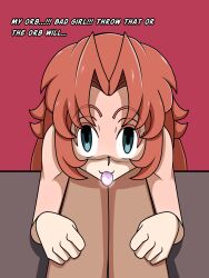 accidental_hypnosis cat_girl dog_pose empty_eyes female_only femdom femsub hypnotized_hypnotist idpet nude pet_play red_hair ries_argent scherazard_harvey squatting text the_legend_of_heroes trigger yuri rating:Questionable score:4 user:IDPet