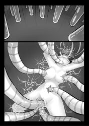 absurdres anal bottomless brain_injection breasts comic greyscale large_breasts nude original sex tech_control tentacle_in_mouth tentacle_sex tentacles topless vaginal zxc rating:Explicit score:44 user:TheGoodShank
