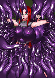 alien alien_girl bondage breasts corruption dc_comics empty_eyes femdom femsub huge_breasts leotard long_hair open_mouth raven red_hair short_hair starfire super_hero teen_titans tentacles tongue tongue_out zxc rating:Questionable score:15 user:TheGoodShank