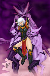 breasts daemonette demon demon_girl discolored_nipples fangs femdom femsub horns monster monster_girl multiple_breasts nipple_piercing piercing rick404 short_hair sister_of_battle sketch slaanesh tongue tongue_out torn_clothes traditional warhammer_40k white_hair rating:Questionable score:17 user:TheGoodShank