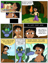 aged_up barefoot black_hair bottomless breasts coils comic dark_skin disney feet femsub firemario86 happy_trance hypnotic_eyes kaa kaa_eyes large_breasts long_hair nipples nude open_mouth shanti snake text the_jungle_book topless western rating:Questionable score:57 user:charliehypno