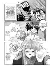 artist_request breasts comic empty_eyes fate_testarossa female_only hard_translated large_breasts magical_girl_lyrical_nanoha monochrome nanoha_takamachi tagme text translated yuri rating:Questionable score:8 user:L12@