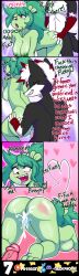 artifact_the_fox ass ass_grab breasts cartoon_network cheating comic corruption cum cum_in_pussy doggy_style drool earrings evil_smile femsub fink_(ok_ko) fox_boy from_behind furry glowhorn green_hair maledom netorare nipple_piercing nipples ok_k.o.!_let's_be_heroes open_mouth original penis piercing pink_background ponytail pussy pussy_juice rat_girl red_eyes red_hair sex sharp_teeth simple_background tail text tongue tongue_out vaginal veins white_hair rating:Explicit score:60 user:ArtifactFox