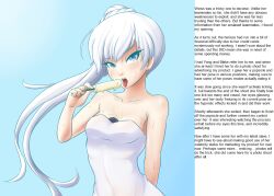 caption cslucaris empty_eyes female_only femsub happy_trance hypnoslave1095_(manipper) hypnotic_food long_hair manip open_mouth popsicle rwby text weiss_schnee rating:Questionable score:152 user:hypnoslave1095