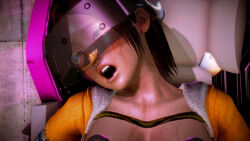 3d blush brown_eyes brown_hair corruption female_only femsub honey_select_2 lamia_(artist) open_mouth orgasm pasties see-through short_hair solo sweat sweater tech_control topless visor x-ray yuu_(lamia) rating:Questionable score:3 user:VortexMaster