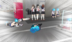 3d 3d_custom_girl femsub hug lying multiple_girls original parasite school_uniform sitting text rating:Questionable score:8 user:Sleepyhead97