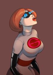 absurdres bodysuit brown_hair disney elastigirl femsub goggles helen_parr hypnotic_accessory hypnotic_screen milf nonesaint open_mouth short_hair spoilers super_hero tech_control the_incredibles western rating:Safe score:108 user:bugmenot