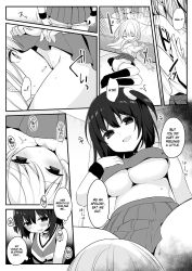 body_control body_swap bottomless breasts cheerleader comic dollification drugs empty_eyes expressionless female_only greyscale groping hard_translated hisagi kissing large_breasts licking long_hair marialite monochrome multiple_girls open_mouth panties petrification possession short_hair sitting_on_face sweat swimsuit text tracksuit translated underwear yuri rating:Explicit score:19 user:L12@