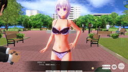 3d antenna blue_eyes body_control boots bra brown_hair business_suit dialogue dress dress_shirt empty_eyes expressionless glasses hitori humiliation multiple_girls original panties purple_eyes purple_hair remote_control short_hair tech_control text underwear undressing rating:Questionable score:5 user:ihaveacuteturtle