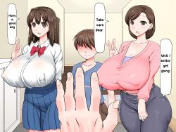 ass breasts cousins hard_translated huge_ass huge_breasts incest netorare paradise_lost shota text rating:Questionable score:8 user:Amazingbrahjr