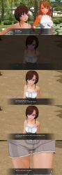 3d absurdres blue_eyes brown_hair comic custom_maid_3d_2 dialogue female_only femsub kamen_writer_mc mc_trap_town natsume_(mc_trap_town) tagme text unaware xlmpth rating:Questionable score:7 user:Xlmpth