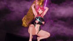 3d ahegao animated arms_above_head blush brain_injection breasts cables clothed_exposure corruption electricity erect_nipples female_only femsub hair_ornament huge_breasts hypnotic_gas koikatsu! large_breasts leotard moawi1 navel nintendo nipple_cutout nipples open_clothes open_mouth pussy pussy_juice pyra_(xenoblade) red_eyes red_hair restrained short_hair solo spread_legs squatting squirting thick_thighs tongue tongue_out video xenoblade_chronicles xenoblade_chronicles_2 rating:Questionable score:59 user:VortexMaster