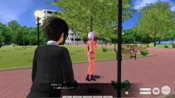 3d antenna blue_eyes body_control boots bra brown_hair business_suit dialogue dress dress_shirt empty_eyes expressionless glasses hitori humiliation multiple_girls original panties purple_eyes purple_hair remote_control short_hair tech_control text underwear undressing rating:Questionable score:4 user:ihaveacuteturtle
