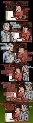archer_(series) aware blue_eyes cheryl_tunt clothed clothed_exposure dialogue english_text female_only femsub green_eyes grey_hair guyman806 mallory_archer milf multiple_girls parasite red_hair text worm rating:Explicit score:5 user:Bootyhunter69