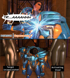 3d absurdres ass bodysuit breasts comic drone female_only graybot large_breasts overwatch pharah source_filmmaker supercasket text tracer widowmaker rating:Questionable score:26 user:Drex_O
