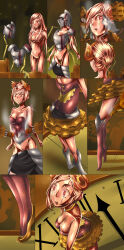 absurdres ballerina bottomless breasts clock comic dressing erect_nipples femsub hair_buns ibenz009 nude open_mouth original pink_eyes pink_hair pink_skin robot robotization slippers tech_control topless transformation transgender unhappy_trance rating:Questionable score:64 user:sk00