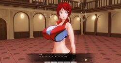 3d breasts custom_maid_3d_2 dazed dialogue kamen_writer_mc large_breasts long_hair mc_trap_town red_hair rina_(mc_trap_town) text translated rating:Explicit score:6 user:Cmhjunkie