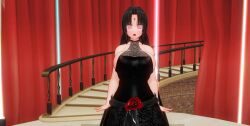 3d breasts custom_maid_3d_2 dress expressionless femsub izumi_(made_to_order) kamen_writer_mc large_breasts spiral_eyes standing standing_at_attention symbol_in_eyes rating:Questionable score:23 user:kegmeg