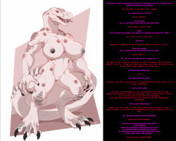 bottomless brain_drain caption consensual dialogue dinosaur_girl femsub flesh_(manipper) furry happy_trance manip muscle_girl nude patto tagme tech_control text topless rating:Explicit score:58 user:Flesh