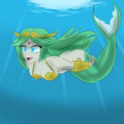 fish_girl goddess green_hair happy_trance kid_icarus long_hair megagundamman mermaid nintendo open_mouth palutena sketch super_smash_bros. underwater rating:Questionable score:34 user:MegaGundamMan