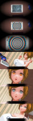 3d absurdres breasts comic custom_maid_3d_2 empty_eyes femsub hard_translated kamen_writer_mc large_breasts rika_(made_to_order) spiral_eyes symbol_in_eyes tech_control text translated rating:Safe score:28 user:Salinus