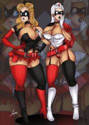 alternate_costume batman_(series) bimbofication blonde_hair breast_expansion breasts collar corruption dc_comics dove enemy_conversion female_only femdom femsub happy_trance harley_quinn hawk high_heels large_breasts lipstick long_hair lucy_fidelis smile super_hero western rating:Questionable score:52 user:solddate