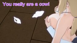 blonde_hair breast_grab breasts clothed dialogue dogdog english_text femsub maledom milk milking naruto_(series) nipples nude saluting standing_at_attention text tsunade rating:Explicit score:0 user:Bootyhunter69