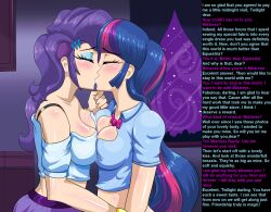 breast_press breasts caption caption_only chin_hold cogbrony equestria_girls female_only femdom femsub kissing large_breasts long_hair manip misterman4_(manipper) multicolored_hair my_little_pony pink_hair purple_hair rarity short_hair straight-cut_bangs symmetrical_docking text twilight_sparkle western yuri rating:Safe score:123 user:MisterMan4