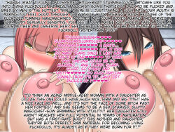 aware blue_eyes blush body_control breasts brown_hair censored cheating dialogue fellatio femsub hard_translated koma maledom milf mole mother_and_daughter multiple_boys multiple_doms multiple_girls multiple_penises multiple_subs netorare nipples nude oral original paizuri penis pink_hair text translated yellow_eyes rating:Explicit score:3 user:Bootyhunter69