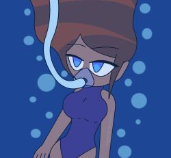  aoi_asahina dangan_ronpa dark_skin femsub hypnoscream one-piece_swimsuit underwater  rating:safe score: user:wokeat4am