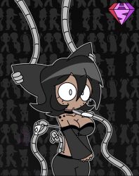   black_hair bow femsub hypnoscream murder_drones robot tessa_james_elliot whitewash_eyes rating:safe score: user:chadgamer08