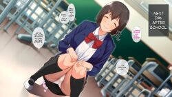 amano_don aware blackboard brown_hair classroom closed_eyes dialogue hair_clips hard_translated panties saimin_revenge sakurako_(yodakapan) skirt squatting text translated upskirt yamada_(yodakapan) rating:Questionable score:1 user:Bootyhunter69