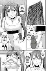 bottomless breasts camera comic dialogue drool empty_eyes femdom femsub greyscale hard_translated kazuha kissing large_breasts licking long_hair marialite masturbation monochrome nude panties possession skinsuit tagme text topless translated twintails underwear undressing rating:Explicit score:11 user:L12@