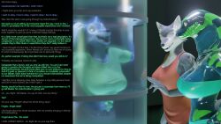 3d amnesia aware breasts caption carmen_(thalarynth) crossed_eyes dazed dialogue furry glass hand_on_head hand_on_hip happy_trance harem humor hypnotized_hypnotist kathy_(thalarynth) laughing manip multiple_subs original scalie snake_girl story tech_control text thalarynth_(manipper) trigger wendy_(thalarynth) wolf_girl rating:Questionable score:26 user:Thalarynth