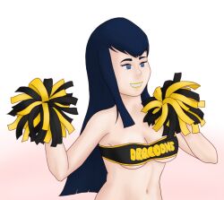 black_hair blue_eyes changer cheerleader empty_eyes femsub happy_trance kill_la_kill satsuki_kiryuuin text rating:questionable score: user:changer