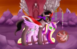 animals_only browned_toast crown cum cum_in_uterus femsub glowing glowing_eyes happy_trance heart horns jewelry king_sombra long_hair multicolored_hair my_little_pony penis princess princess_cadance sex text translated vaginal wings x-ray rating:Explicit score:7 user:Poinger