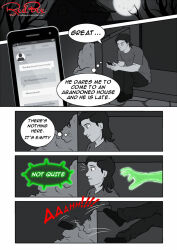 black_hair cell_phone comic ghost malesub redbox text yaoi rating:Explicit score:16 user:ccbb