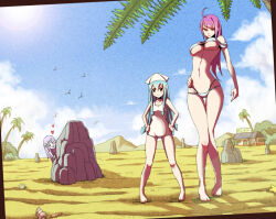 beach bikini blue_eyes blue_hair body_control brain_injection breasts character_request comic elf_ears eye_roll femsub groping heterochromia kimujo_world knees_together large_breasts long_hair multiple_girls pink_eyes pink_hair possession sequence squid_girl squid_girl_(series) text rating:Explicit score:39 user:Mesmer