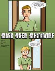 blonde_hair brown_hair comic lakehylia maledom military_uniform original text rating:Questionable score:19 user:someguy231