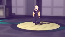  3d animated blonde_hair chicken_pose cynthia femsub happy_trance long_hair mochi_dance nintendo pokemon pokemon_diamond_pearl_and_platinum purple_eyes video vynil  rating:questionable score: user:itswingsbothways