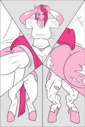 ass clock-face comic femdom furry hooves horse_girl long_hair memetic_control my_little_pony non-human_feet original pink_hair pinkie_pie short_hair torn_clothes transformation rating:Questionable score:13 user:TheGoodShank