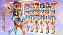 anabel anklet antenna arm_bands blue_hair blush breasts cleavage collar dark_skin dawn delia_ketchum female_only femdom femsub glasses green_hair happy_trance harem heart heart_eyes high_heels large_breasts long_hair mezzberry miniskirt misty multiple_girls multiple_subs nintendo nurse_joy officer_jenny orange_hair pink_hair pokemon pokemon_(anime) pokemon_diamond_pearl_and_platinum pokemon_red_green_blue_and_yellow pokemon_ruby_sapphire_and_emerald ponytail purple_hair remote_control sandals short_hair skirt standing standing_at_attention symbol_in_eyes tech_control text yuri zoey_(pokemon) rating:Safe score:177 user:Mezzberry