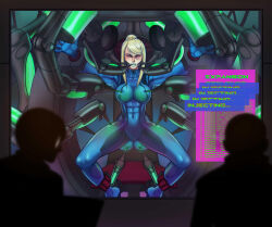 abs ass ass_expansion bimbofication blonde_hair blue_eyes boogars breast_expansion breasts injection lip_expansion metroid_(series) nintendo restrained samus_aran tech_control zero_suit rating:Questionable score:21 user:baiket