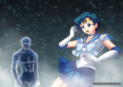 blue_hair breasts choker earrings femsub gloves hadant jewelry large_breasts maledom muscle_boy opera_gloves sailor_mercury sailor_moon_(series) short_hair signature skirt watermark rating:Questionable score:20 user:TheGoodShank