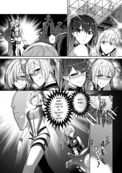 bottomless breast_sucking breasts comic cosplay duokuma exposed_chest fate/grand_order fate_(series) female_only femsub ghost greyscale groping hard_translated hyoui_lover large_breasts masturbation monochrome multiple_girls nude orgasm original possession tagme text topless translated underwear undressing yuri rating:Explicit score:10 user:L12@