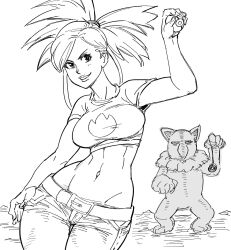  abs baalbuddy before_and_after belt breasts femsub flannery hypno jeans large_breasts large_hips long_hair midriff navel nintendo pendulum pokeball pokemon pokemon_ruby_sapphire_and_emerald ponytail sketch  rating:safe score: user:ex_mastermind